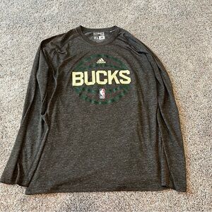 Adidas Milwaukee Bucks Long Sleeve
